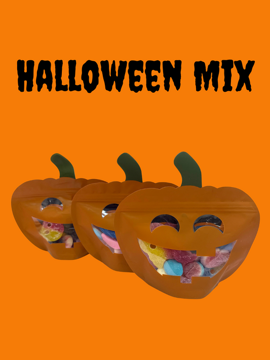 1/2 lb Halloween Mix in Pumpkin Bag!